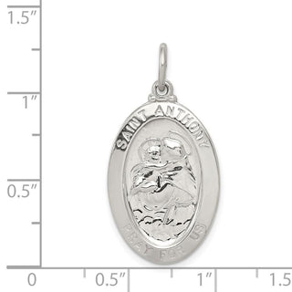 Sterling Silver Saint Anthony Medal Pendant