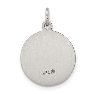 Sterling Silver Antiqued Saint Andrew Medal Pendant QC5710