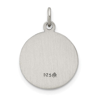 Sterling Silver Antiqued Saint Gerard Medal Pendant QC5728