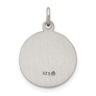 Sterling Silver Antiqued Saint Gerard Medal Pendant QC5728