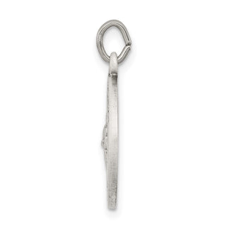 925 Sterling Silver Antiqued St. Gerard Medal Pendant