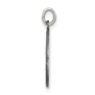 Sterling Silver Antiqued Saint Mark Medal Pendant QC5736