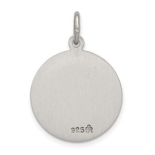 Sterling Silver Antiqued Saint John Neumann Medal Pendant