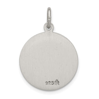 Sterling Silver Antiqued Saint John Neumann Medal Pendant