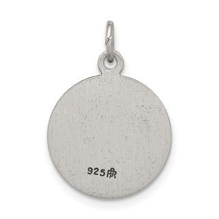 Sterling Silver Saint Patrick Medal Pendant