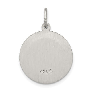 Sterling Silver Antiqued Saint Peter Medal Pendant QC5753