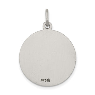 Sterling Silver Antiqued Saint Peter Medal Pendant QC5754