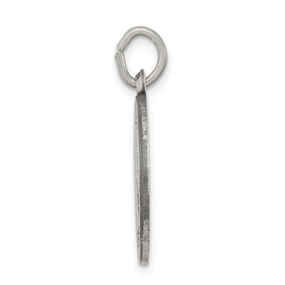 Sterling Silver Antiqued Saint Roch Medal Pendant QC5756
