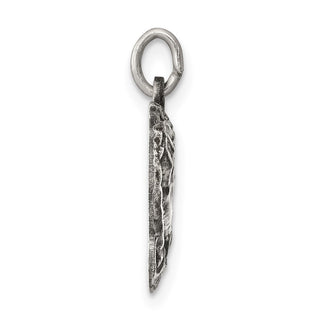 Sterling Silver Antiqued Praying Hands Charm QC5798