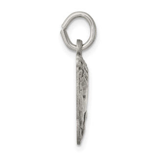 Sterling Silver Antiqued Praying Hands Charm QC5799
