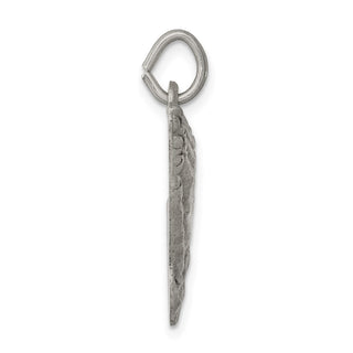 Sterling Silver Antiqued Praying Hands Charm QC5800