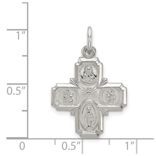 Sterling Silver 4-way Medal Pendant