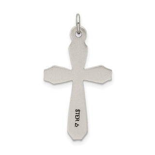 925 Sterling Silver Antiqued Cross Pendant QC5846
