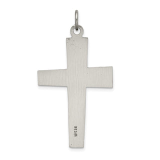 925 Sterling Silver Antiqued Cross Pendant QC5852