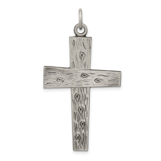 925 Sterling Silver Antiqued Cross Pendant QC5852