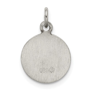 Sterling Silver Confirmation Medal Pendant QC5900