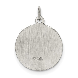 Sterling Silver Confirmation Medal Pendant QC5901