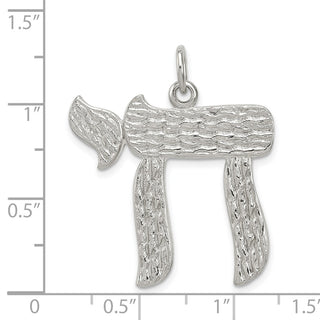 925 Sterling Silver Chai Pendant QC5920