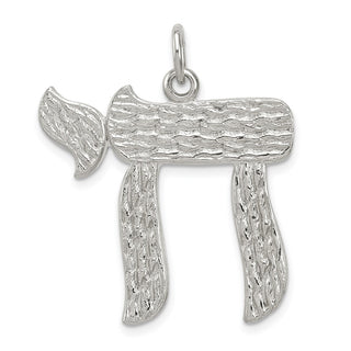925 Sterling Silver Chai Pendant QC5920
