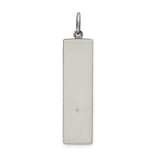 925 Sterling Silver Antiqued Mezuzah Pendant QC5923