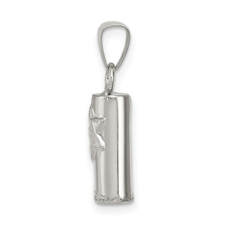 925 Sterling Silver Mezuzah Pendant QC5924