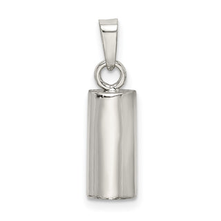 925 Sterling Silver Mezuzah Pendant QC5924