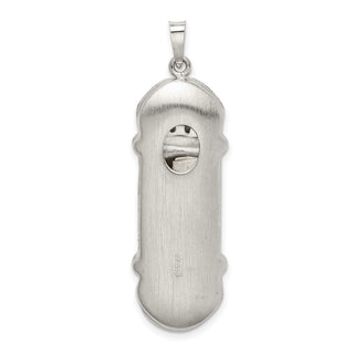 925 Sterling Silver Fancy Mezuzah Pendant QC5932