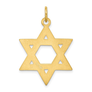Gold-plated Sterling Silver Star of David Pendant