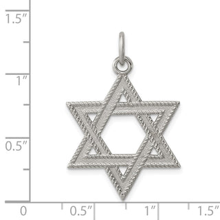 Sterling Silver Star of David Charm QC5947