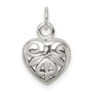 Sterling Silver Heart Charm QC5961