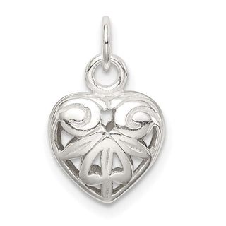 Sterling Silver Heart Charm QC5961
