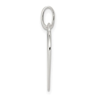 Sterling Silver Polished Heart Charm QC6006