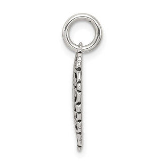 Sterling Silver Antiqued Daddys Little Girl Charm