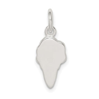Sterling Silver Pink and Green Stellux Crystal Ice Cream Charm