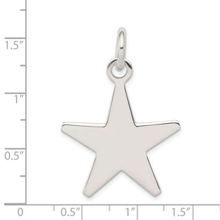 Sterling Silver Star Pendant QC6056