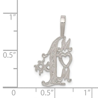 Sterling Silver #1 Mom Pendant QC610