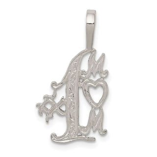 Sterling Silver #1 Mom Pendant QC610