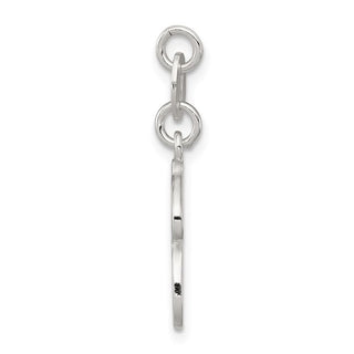 Sterling Silver Initial H Pendant QC6510H