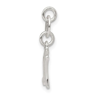 Sterling Silver Initial N Pendant QC6510N
