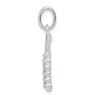 Sterling Silver CZ Initial G Pendant QC6525G
