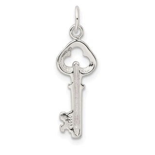 Sterling Silver Key Charm QC6780