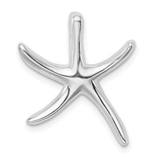 Sterling Silver Starfish Slide Pendant