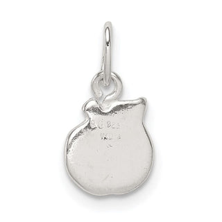 Sterling Silver Enameled Apple Charm