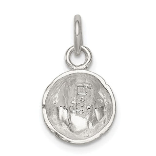 Sterling Silver Baseball Charm QC717