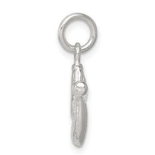Sterling Silver Baseball Glove & Bat Charm