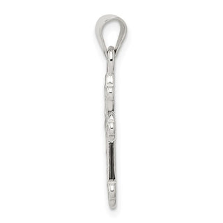 Sterling Silver Cross with CZ Pendant