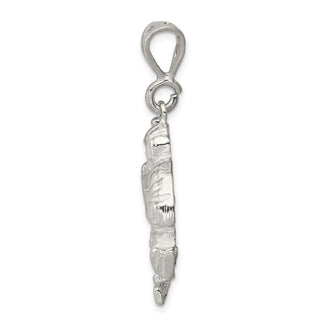 Sterling Silver Hockey Goalie Pendant
