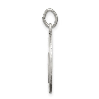 925 Sterling Silver Satin Antiqued 2-Piece Mizpah Pendant