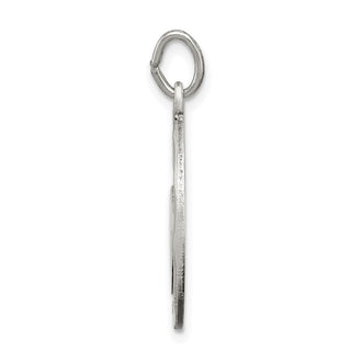 925 Sterling Silver Satin Antiqued 2-Piece Mizpah Pendant