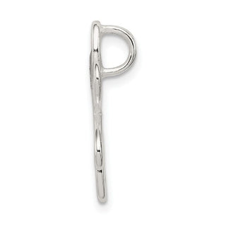 Sterling Silver Enameled Flower Slide Pendant